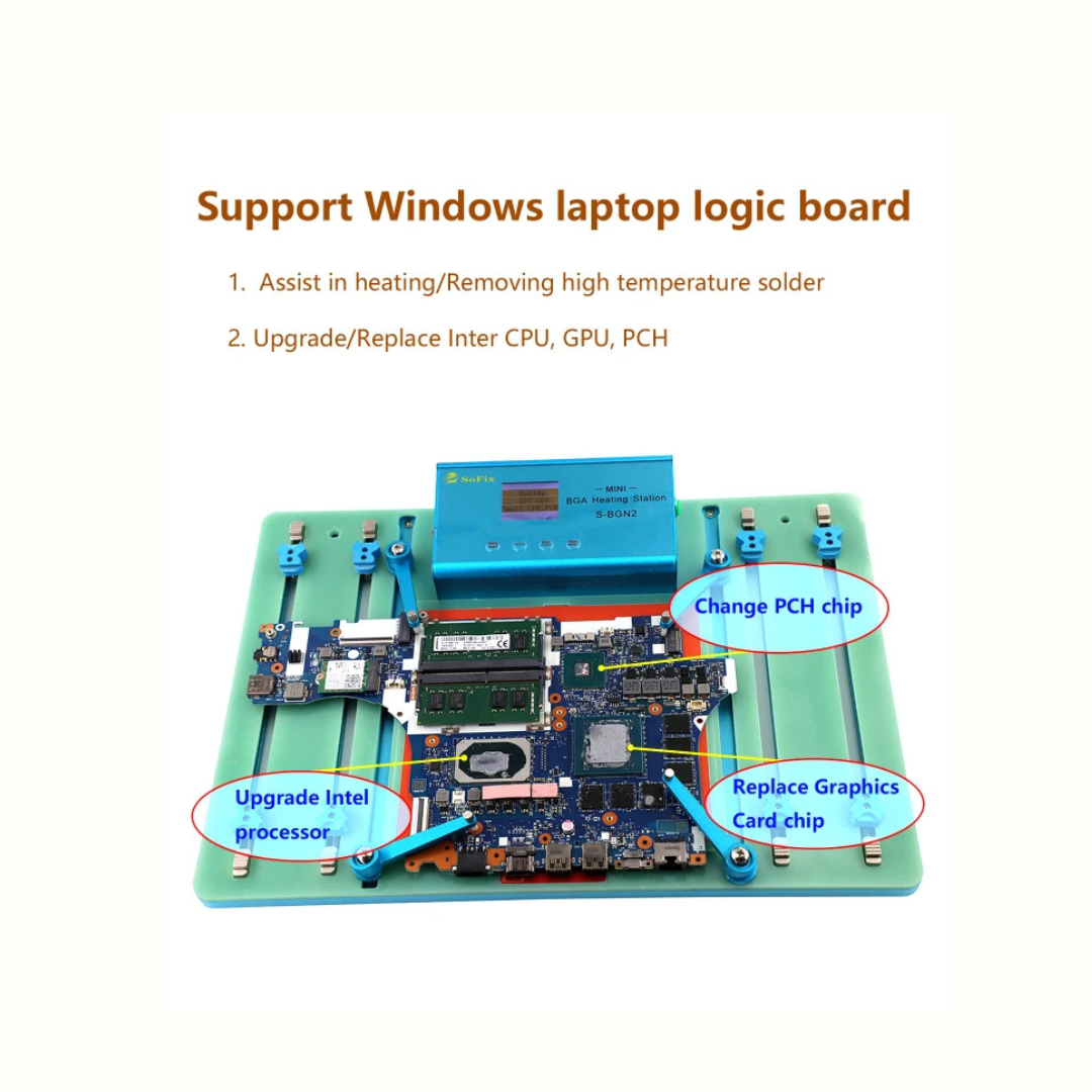 S-BGN2 BGA Heating Station – Precision Heating for MacBook Logic Boards | Logic board repair heating station Sofix Master Liu Collection S-BGN2 BGA Heating Station – Precision Heating for MacBook Logic Boards | Logic board repair heating station Sofix Master Liu Collection